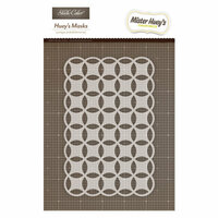 American Crafts - Studio Calico - Mister Huey's Color Mist - Stencils Mask Set - Intertwined Circles