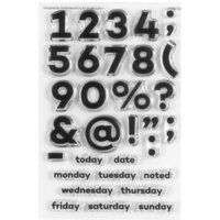 Clear Photopolymer Stamp Set - Months and Years