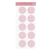 Studio Calico - Botanical Collection - Circle Label Stickers - Peach