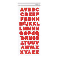 Studio Calico - Alpine Valley Collection - Alphabet Stickers - Red