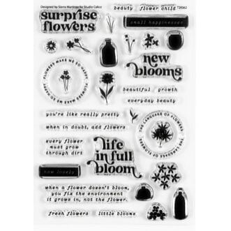 Studio Calico - Clear Photopolymer Stamps - Life In Full Bloom