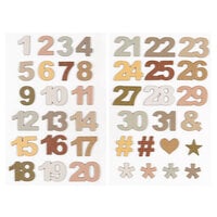 Studio Calico - Me Myself and I Collection - Chipboard Numbers