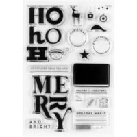 Studio Calico - Clear Photopolymer Stamps - Ho Ho HO