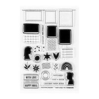 Studio Calico - Clear Photopolymer Stamps - Postmarked
