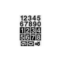 Studio Calico - Clear Photopolymer Stamps - Travel Numbers