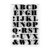 Studio Calico - Clear Photopolymer Stamps - Lana Solid Alphabet