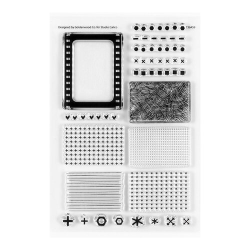 Studio Calico - Clear Photopolymer Stamps - Texture