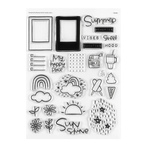 Studio Calico - Clear Photopolymer Stamps - Summer