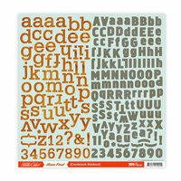 Studio Calico - Home Front Collection - 12 x 12 Cardstock Stickers - Alphabet, CLEARANCE
