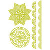 Studio Calico - Anthology Collection - Rub Ons - Doilies - Green, CLEARANCE