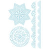 Studio Calico - Anthology Collection - Rub Ons - Doilies - Blue, CLEARANCE