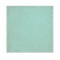 Studio Calico - Countryside Collection - 12 x 12 Die Cut Paper - Blue