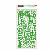 Studio Calico - State Fair Collection - Cardstock Stickers - Alphabet - Green