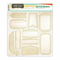 Studio Calico - State Fair Collection - Cardstock Stickers - Labels - Cream