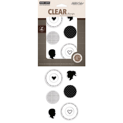 Hero Arts - Studio Calico - Autumn Press Collection - Poly Clear - Clear Acrylic Stamps - Silhouettes
