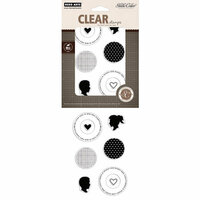 Hero Arts - Studio Calico - Autumn Press Collection - Poly Clear - Clear Acrylic Stamps - Silhouettes