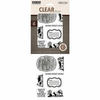 Hero Arts - Studio Calico - Memoir Collection - Poly Clear - Clear Acrylic Stamps - Home Sweet Home