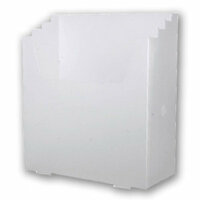 Scrap-eze - Vertical Storage Organizer - Translucent White - Clear
