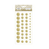SEI - Metallic Basics - Self Adhesive Glitter Dots - Gold