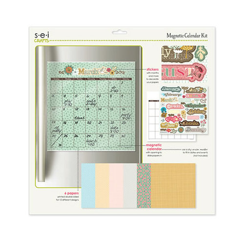 SEI - 12 x 12 Magnetic Calendar Kit