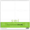 SEI - Noteworthy Collection - 12 x 12 Page Protectors with 4 x 6 Pockets - 10 Pack