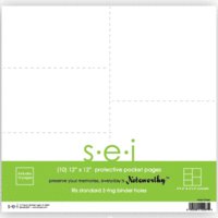 SEI - Noteworthy Collection - 12 x 12 Page Protectors with 4 x 6 and 6 x 6 Pockets - 10 Pack