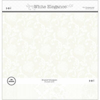 SEI - White Elegance Collection - 12 x 12 Paper Pad