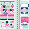SEI - Forever Sassy Collection - Cardstock Stickers with Foil Accents