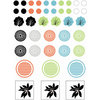 SEI - Black Orchid Collection - Epoxy Stickers, CLEARANCE