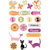 SEI - Kitty&#039;s Place Collection - Beaded Stickers, CLEARANCE