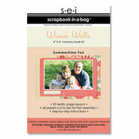 SEI - Winnie's Walls Collection - 4x6 Scrapbook In a Bag, CLEARANCE