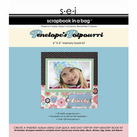 SEI - Scrapbook in a Bag - 6x6 - Penelope's Potpourri, CLEARANCE