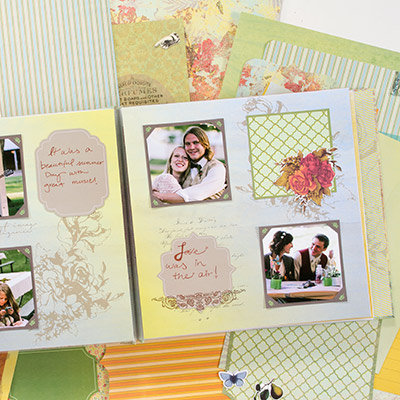SEI - Brentwood Collection - Scrapbook in a Box Kit - 12 x 12