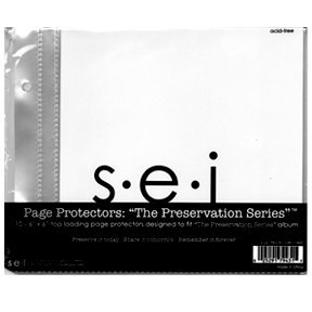 SEI - Preservation Series - 6 x 6 Page Protectors - 10 Pack