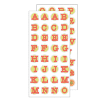 SEI - Puffalicious Embellishing Alphabet Stickers - Winnie's Walls, CLEARANCE