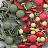 SEI - Doodley-Doo Holiday - Brads - Christmas, CLEARANCE