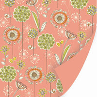 SEI - Dill Blossom Collection - 12x12 Double Sided Textured Paper - Hyssop