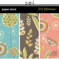 SEI - Dill Blossom Collection - Paper Stack - 6x6, CLEARANCE