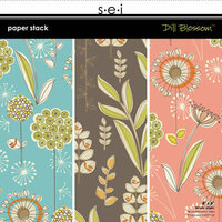 SEI - Dill Blossom Collection - Paper Stack - 8x8, CLEARANCE