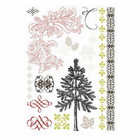 SEI - Alpine Frost Collection - Christmas - Rub-On Designs