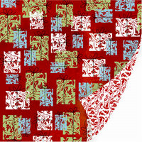 SEI - Glitzmas Collection - 12x12 Double Sided Textured Foil Paper - Christmas - Oh, Glitzmas Tree, CLEARANCE