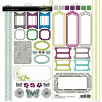 SEI - Bridgeport Collection - Cardstock Stickers with Pearl Accents, CLEARANCE