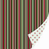 SEI - Christmas Mint Collection - 12 x 12 Double Sided Foil Paper - Peppermint Bark , CLEARANCE