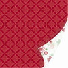 SEI - Christmas Mint Collection - 12 x 12 Double Sided Pearl Paper - Rasberry Truffle , CLEARANCE