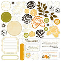 SEI - Moonrise Collection - Die Cut Accents - Gleaming Pearl, CLEARANCE