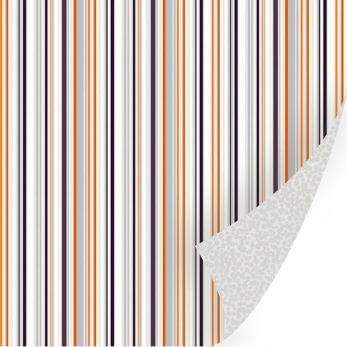 SEI - Spooks Collection - Halloween - 12 x 12 Double Sided Silver Foil Paper - Yikes!