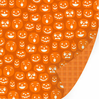 SEI - Spooks Collection - Halloween - 12 x 12 Double Sided Glitter Paper - Bwa-Ha-Ha, CLEARANCE
