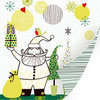 SEI - Kris Kringle Collection - Christmas - 12 x 12 Double Sided Foil Paper - Kris Kringle