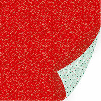 SEI - Kris Kringle Collection - Christmas - 12 x 12 Double Sided Silver Glitter Paper - Twinkle Lights, CLEARANCE