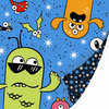 SEI - Monsterville Collection - 12 x 12 Double Sided Glitter Paper - Welcome